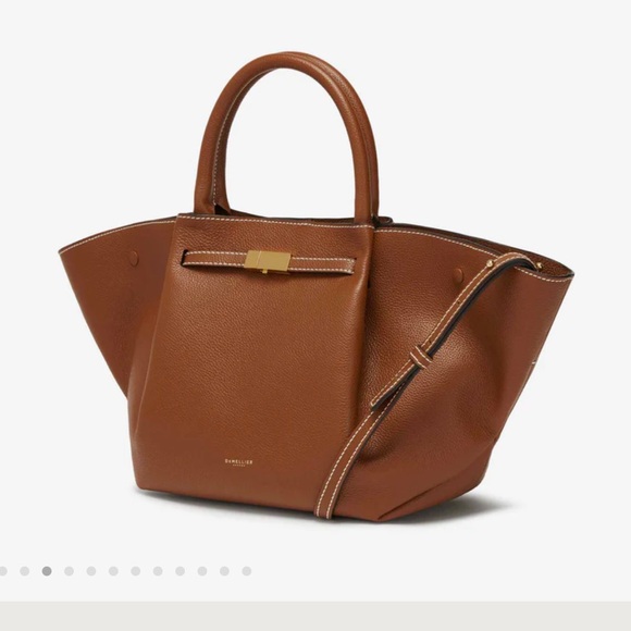 DeMellier Brown Gold Accent Tote - Picture 7 of 7